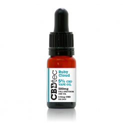 5% ruby cloud menthol cbd vape oil